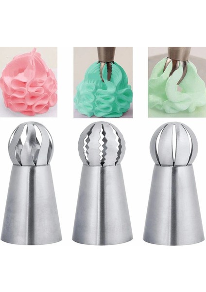 Menekşe Tarzı Büyük Rus Ipuçları Seti Gül Çiçek Kek Dekoru G Nozullar Küre Top Buzlanma Şekerlemeciler Pasta Ipuçları Kek Dekorasyon Araçları (Yurt Dışından)