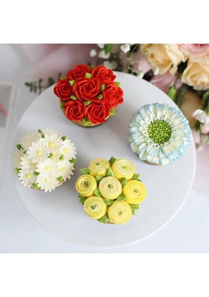 Menekşe Tarzı Büyük Rus Ipuçları Seti Gül Çiçek Kek Dekoru G Nozullar Küre Top Buzlanma Şekerlemeciler Pasta Ipuçları Kek Dekorasyon Araçları (Yurt Dışından)
