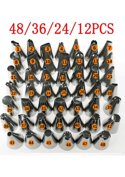 1 Adet Çanta Tarzı Adet Farklı Tip Kek Dekorasyon Paslanmaz Çelik Buzlanma G Nozullar Pasta Ipuçları Seti Kek Pişirme Araçları Aksesuarları (Yurt Dışından) fiyatları