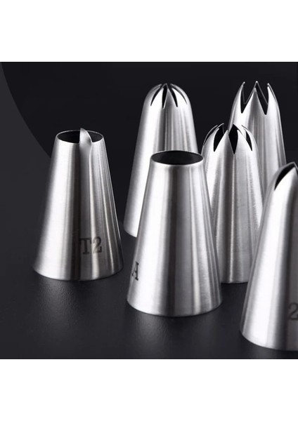 T2 Stili Lcing G Pasta Nozulları Kremalı Fondan Şekerleme Ipuçları Çiçek Nozulu Pişirme Aksesuarları Cupcake Kek Dekorasyon Araçları (Yurt Dışından) fiyatları
