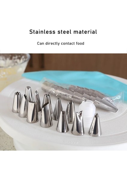 6 Adet Tarzı Yeniden Kullanılabilir Buzlanma G Nozullar Seti Pasta Torbası Paslanmaz Çelik Kek Dekorasyon Aracı Pişirme Araçları Pasta Mutfak Aksesuarları (Yurt Dışından) indirimleri