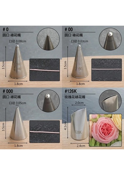No.69 Tarzı Küçük Pasta Nozulu *30(Mm) Paslanmaz Çelik Kek Aletleri Cupcake Dekorasyon Buzlanma G Ipuçları Puf Sugarcraft Pasta Ucu (Yurt Dışından) modelleri