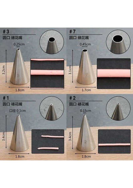 No.69 Tarzı Küçük Pasta Nozulu *30(Mm) Paslanmaz Çelik Kek Aletleri Cupcake Dekorasyon Buzlanma G Ipuçları Puf Sugarcraft Pasta Ucu (Yurt Dışından) fırsatları