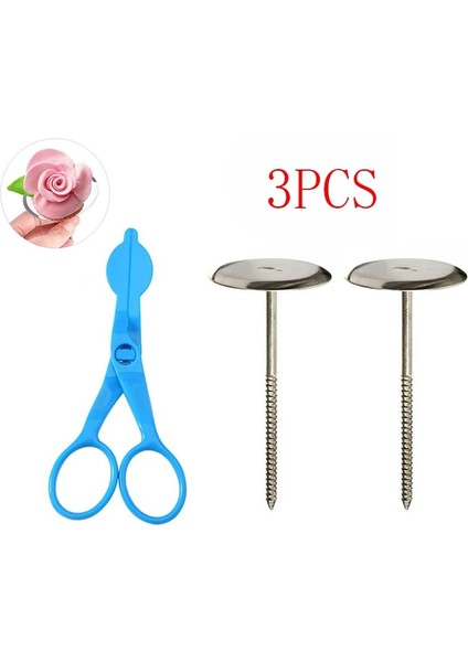 1 Adet Iğne Tarzı Mavi G Çiçek Ors + Tırnak Buzlanma Fırında Kek Dekorasyon Cupcake Pasta Araçları Tırnak Dekor Seti Mutfak Aracı (Yurt Dışından)