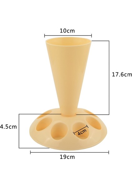 Pembe Tarzı Çiçek Ağız Implantasyon Çerçevesi Krem G Çanta Depolama Rafı Kek Nozulu (Yurt Dışından)