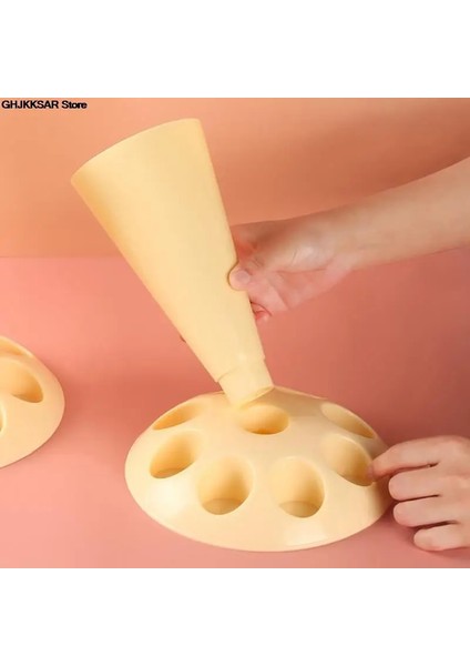 Pembe Tarzı Çiçek Ağız Implantasyon Çerçevesi Krem G Çanta Depolama Rafı Kek Nozulu (Yurt Dışından) fırsatları