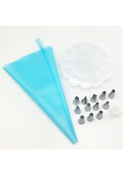 Yeşil No Box Tarzı 14PCBOX Rusya Tatlı Dekoratörleri Silikon Buzlanma G Kremalı Pasta Torbası Paslanmaz Çelik G Buzlanma Memesi Kremalı Pasta Aracı (Yurt Dışından) fırsatları