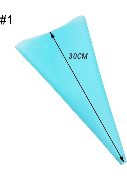 MAVI30CM Tarzı 1 Adet Şekerleme Çantası Yeniden Kullanılabilir Silikon Pasta Torbası Buzlanma G Kek Cupcake Dekorasyon Araçları Mutfak Aksesuarları Dıy Kek Araçları (Yurt Dışından)