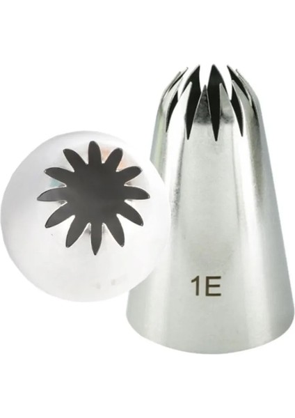1e Stili 4 Adet Büyük Buzlanma G Nozulları Dekorasyon Kek Pişirme Kurabiye Cupcake G Nozul Paslanmaz Çelik Pasta Ipuçları #1b#1c#1e#1g (Yurt Dışından)