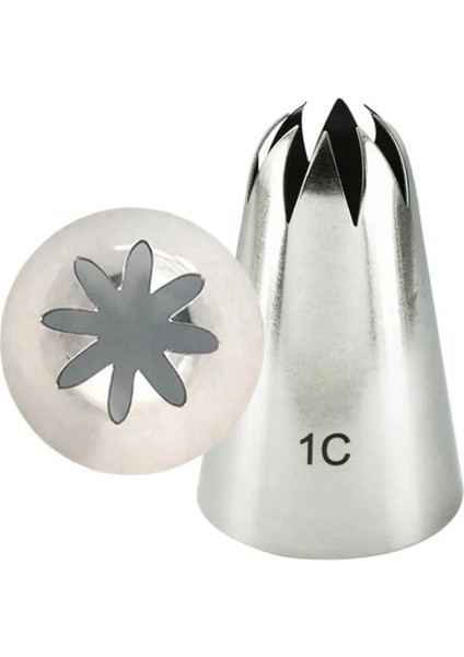 1e Stili 4 Adet Büyük Buzlanma G Nozulları Dekorasyon Kek Pişirme Kurabiye Cupcake G Nozul Paslanmaz Çelik Pasta Ipuçları #1b#1c#1e#1g (Yurt Dışından) fırsatları