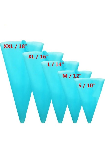 M Tarzı Kremalı Pasta Torbası Şekerleme Çantası Silikon Buzlanma G Memesi Dıy Kek Dekorasyon Pişirme Dekorasyon Araçları Dropship (Yurt Dışından) indirimleri