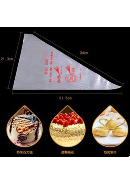 Beden M Tarzı Tek Kullanımlık Pasta Torbası Buzlanma G Kek Pasta Cupcake Dekorasyon Fit Her Boyutta Nozullar Pasta Poşetleri Bakeware Araçları (Yurt Dışından) fiyatları