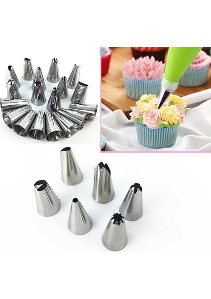 16 Adet Set Mavi Stil Yeniden Kullanılabilir Pasta Torbası Buzlanma G Meme Seti Buzlanma G Krem Ipuçları Kek Kazıyıcı Pişirme Fincan Dıy Kek Dekorasyon Aracı Mutfak Için (Yurt Dışından) fiyatları