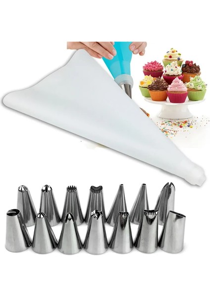 1 Adet Çanta Stili Et Dıy Mutfak Pişirme Kek Dekorasyon Aracı Silikon Buzlanma G Krem Pasta Torbası Paslanmaz Çelik Meme Dönüştürücü Araçları (Yurt Dışından) modelleri