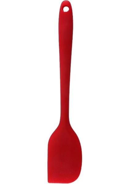Kırmızı Stil 28CM Pişirme Spatula Silikon Krem Karıştırma Mutfak Hamuru Kazıyıcı Pişirme Pasta Kreması Kepçe (Yurt Dışından)