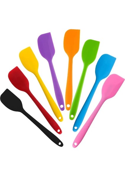 Kırmızı Stil 28CM Pişirme Spatula Silikon Krem Karıştırma Mutfak Hamuru Kazıyıcı Pişirme Pasta Kreması Kepçe (Yurt Dışından) modelleri