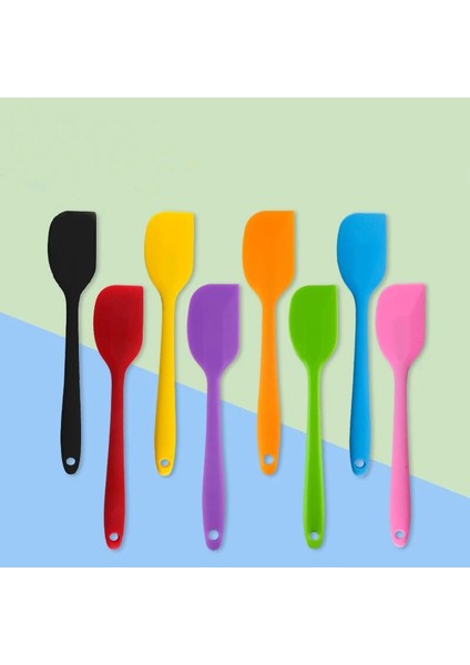 Kırmızı Stil 28CM Pişirme Spatula Silikon Krem Karıştırma Mutfak Hamuru Kazıyıcı Pişirme Pasta Kreması Kepçe (Yurt Dışından) indirimleri