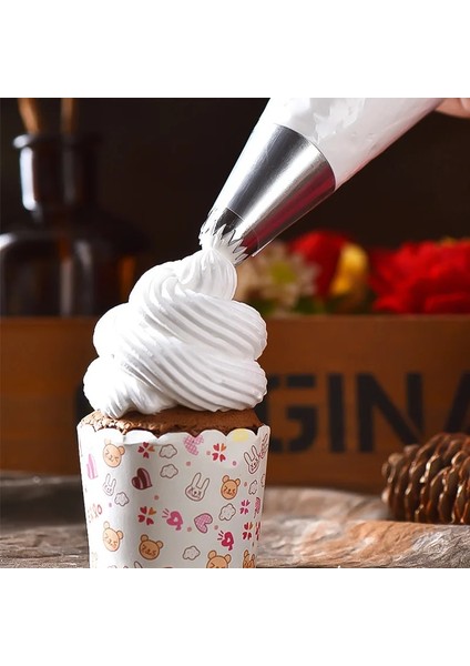 Beyaz M 20 Adet Tarzı Tek Kullanımlık Pasta Torbaları Boyut Buzlanma Fondan Kek Krema Dekorasyon Pasta Ucu Aracı Kek Dekorasyon Aracı Pişirme Için G Çanta (Yurt Dışından) modelleri