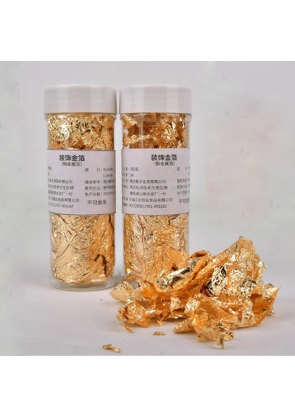 Gümüş Tarzı 1 Adet Sınıf Hakiki Altın Yaprak Schabin Gevreği 2g 24K Altın Dekoratif Yemekler Şef Sanat Kek Dekorasyon Araçları Çikolata (Yurt Dışından) fiyatları