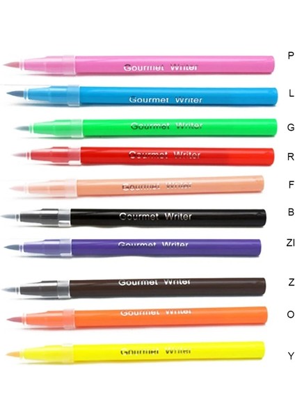 Y Tarzı Dıy Yenilebilir Pigment Kalem Fırında Aksesuarları Gıda Çekmecesi Renkli Kalemler Işaretleyiciler Kek Bisküvi Kurabiye Boyama Dekorasyon Aracı (Yurt Dışından) indirimleri