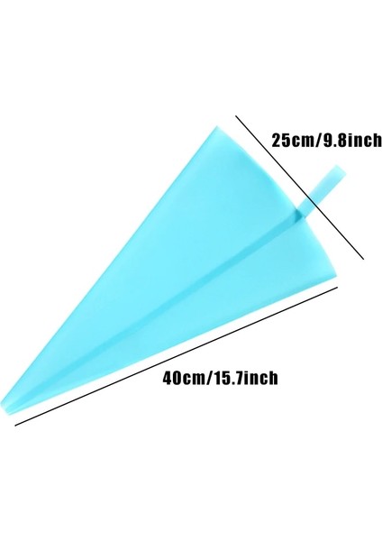 16 Inç Tarzı Yeniden Kullanılabilir Silikon Pasta Torbası G Kek Dekorasyon Araçları Dıy Cupcake Yeni Pasta Çantaları Mutfak Kek Pasta Malzemeleri (Yurt Dışından)