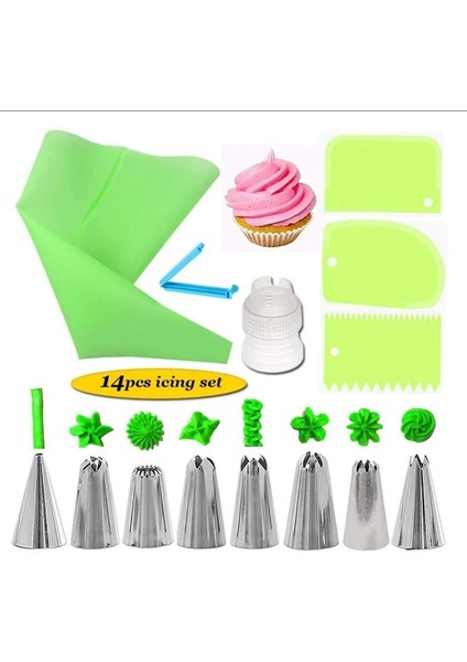 D Stili Et Yeniden Kullanılabilir Buzlanma G Nozullar Seti Pasta Torbası Kazıyıcı Çiçek Kremi Ipuçları Dönüştürücü Pişirme Fincan Dıy Kek Dekorasyon Araçları (Yurt Dışından)