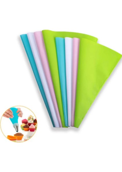 Yeşil 12 Inç 30 cm Tarzı Yeni Şekerleme Torbası Silikon Buzlanma G Krem Pasta Torbası Memesi Dıy Kek Dekorasyon Pişirme Dekorasyon Araçları Kek Fondanı Için (Yurt Dışından) fiyatları