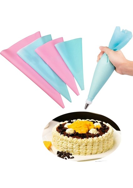 Yeşil 12 Inç 30 cm Tarzı Yeni Şekerleme Torbası Silikon Buzlanma G Krem Pasta Torbası Memesi Dıy Kek Dekorasyon Pişirme Dekorasyon Araçları Kek Fondanı Için (Yurt Dışından) indirimleri