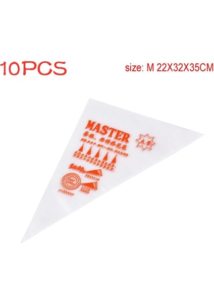 10PCSM Tarzı Pcs Tek Kullanımlık Pasta Torbası Buzlanma G Kek Pasta Kek Dekorasyon Çantaları Fondan Kremalı Pasta Pişirme Aracı Temizle (Yurt Dışından)
