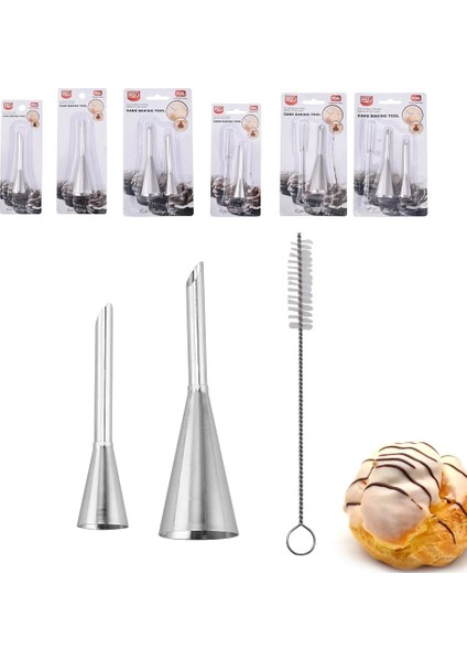 Sl Fırça Stili 2 Boyutlu Krema Buzlanma G Puf Memesi Uçları Paslanmaz Çelik Cupcake Ponponları Enjeksiyon Rus Şırınga Şekerleme Pasta Aracı (Yurt Dışından) modelleri