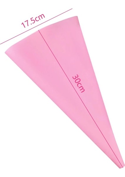 Pembe Çanta Stili Sıkma Torbası Mutfak Şekerleme Kek Pasta Manşonu Dekorasyon Için Silikon Aletler Ekipman Aksesuarları Nozullar Kremalı Pişirme (Yurt Dışından)