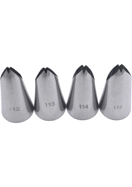 NO.112 Stili Orta Yaprak Uçlar Paslanmaz Çelik Buzlanma G Nozullar Kek Dekorasyon Pasta Ucu Setleri Cupcake Araçları Bakeware (Yurt Dışından) modelleri
