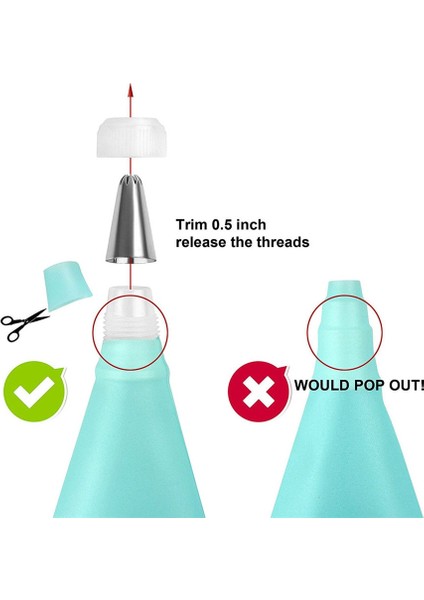 Mavi 26 Parça Set Stili Pcsset Silikon Pasta Torbası Ipuçları Mutfak Kek Buzlanma G Kremalı Kek Dekorasyon Araçları Yeniden Kullanılabilir Pasta Torbaları + 24 Nozul Seti (Yurt Dışından) fiyatları