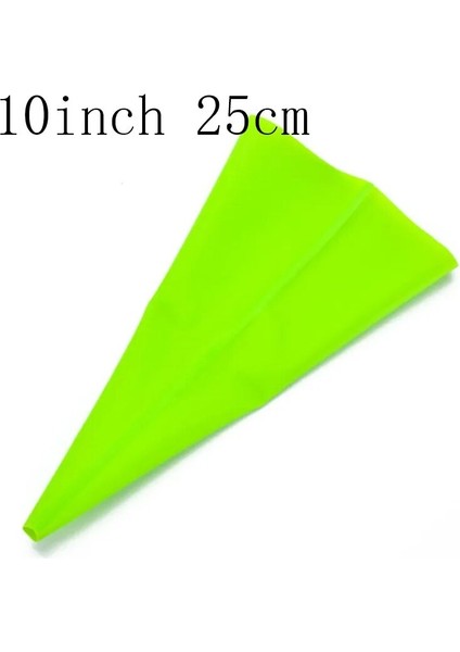 1 Adet Yeşil 10 Inç Tarzı Mutfak Aletleri Kremalı Pasta Torbası Pişirme Aksesuarları Dıy Kek Dekorasyon Gıda Sınıfı Evatpu Yeniden Kullanılabilir Çantalar (Yurt Dışından)