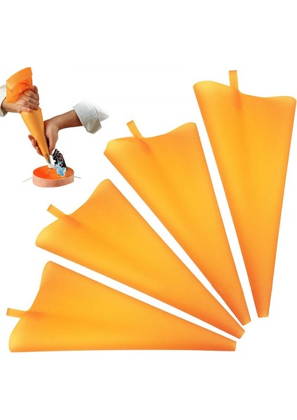 Boyut 10 Inç Tarzı 1 Adet Şekerleme Çanta Silikon Buzlanma G Krem Pasta Torbası Dıy Fondan Kek Dekorasyon Pişirme Aracı Aksesuarları Mutfak Aletleri (Yurt Dışından) indirimleri