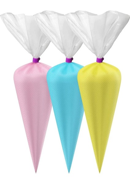 25X18CM Stili Lot Tek Kullanımlık Kek Süsleme Çantaları Pasta Torbaları Kek Buzlanma Süsleme G Çanta Seti Kek Süsleme Kek Dekoru Için (Yurt Dışından)