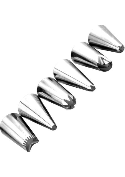 8 Adet-Yeşil Stil Set Silikon Pasta Torbası Ipuçları Mutfak Dıy Kek Krem Dekorasyon Araçları Yeniden Kullanılabilir Pasta Çantaları + 24 Nozul Seti Reçine Kalıp (Yurt Dışından) modelleri