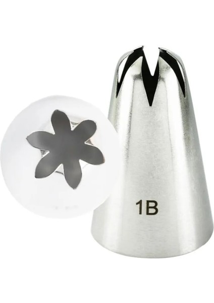 1b Tarzı Büyük Boy Krem Nozul Dekorasyon Ucu Buzlanma Nozulu Kek ve Pişirme Aletleri Kek Fondan Dekorasyon Nozulu Bakeware #1b#1c#1e#1g (Yurt Dışından)