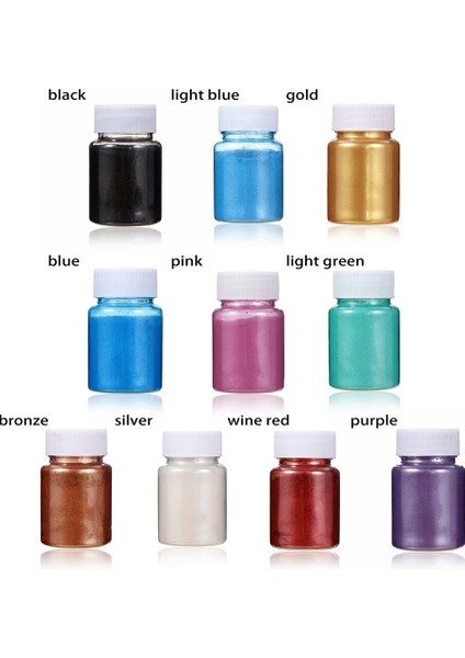 Kalem-Mavi Tarzı Yeni Yenilebilir Pigment Altın Tozu Gümüş Inci Tozu Gıda Boyası Toz Mousse Kek Çikolata Fondan Boyama Kalemi Pişirme Dekorasyonu (Yurt Dışından)