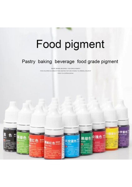 Üzüm Moru Stili ml Renklendirici Fondan Gıda Boyası Pişirme Yenilebilir Pigment Pasta Pastası Dekor (Yurt Dışından) indirimleri