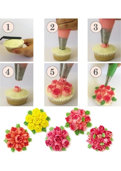 No.1 Tarzı 26 Stilleri Rus Lale Buzlanma G Nozullar Paslanmaz Çelik Yaprak Çiçek Kremi Pasta Ucu Mutfak Cupcake Kek Dekorasyon Araçları (Yurt Dışından) modelleri