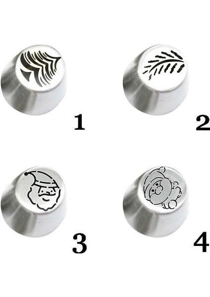 A5 Stili Christmag Nozullar Seti Ağaç Kar Tanesi Şekli Kek Reposteri Buzlanma G Cupcake Pasta Dekorasyon Mutfak Pişirme Araçları (Yurt Dışından) indirimleri