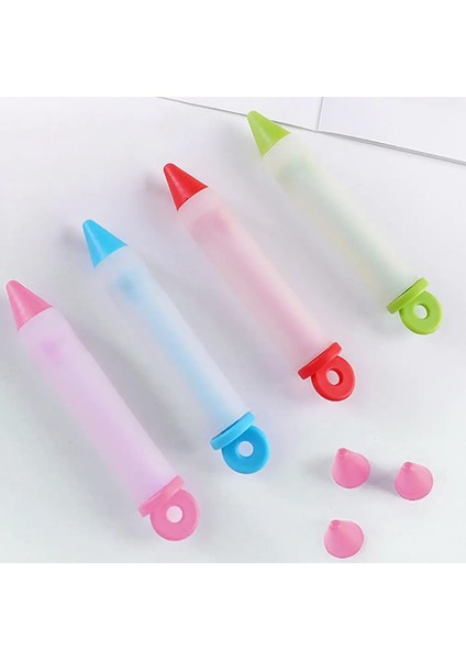 Yeşil Stil Et Kek Kalıbı Krem Silikon Pasta Memesi Gıda Yazı Kalemi Dekorasyon Aracı (Yurt Dışından) modelleri