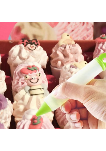 Yeşil Stil Et Kek Kalıbı Krem Silikon Pasta Memesi Gıda Yazı Kalemi Dekorasyon Aracı (Yurt Dışından) fırsatları