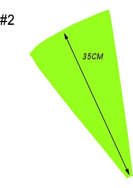 YEŞIL35CM Tarzı Licone Buzlanma G Krem Pasta Torbası Şekerleme Çanta Meme Dıy Kek Dekorasyon Pişirme Dekorasyon Araçları Kek Fondan Için (Yurt Dışından)
