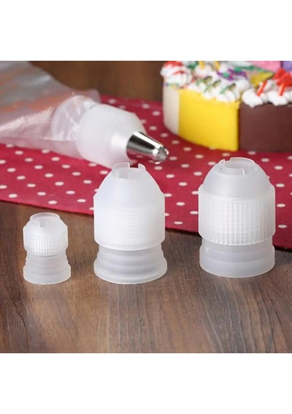 Gösterilen Stil Gibi Küçük Dekorasyon Ağız Adaptörü Bağlayıcı Adaptör Buzlanma G Nozul Çanta Kek Çiçek Pasta Dekorasyon Aracı Mutfak Gereçleri Pişirme (Yurt Dışından) fırsatları