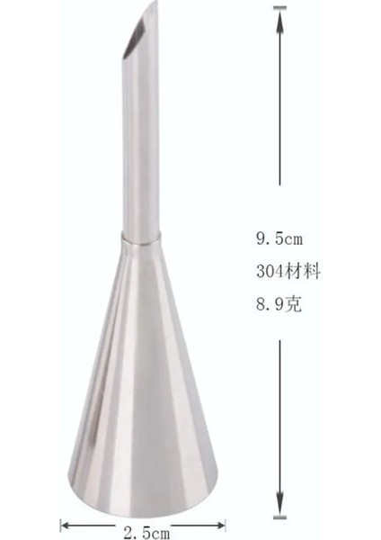 L 1 Adet Tarzı Adet Puf Kek Ucu Pasta Kremi Tereyağı Paslanmaz Çelik Meme Dekor Pişirme G Tüp Dıy Mutfak Ev (Yurt Dışından)