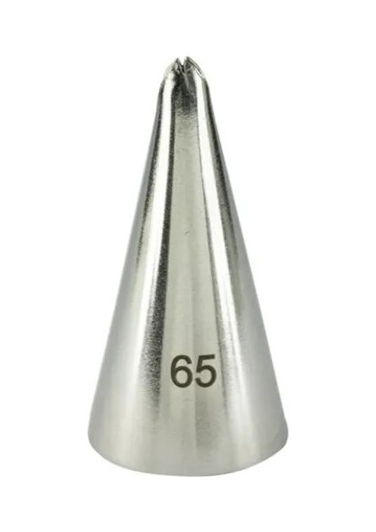 No.65 Tarzı 1 Adet Dıy Kek Dekorasyon Nozulları Paslanmaz Çelik Buzlanma G Nozulları Pasta Ipuçları Lale Çiçek Kurabiye Çikolata Kalıp Pişirme Aracı (Yurt Dışından)