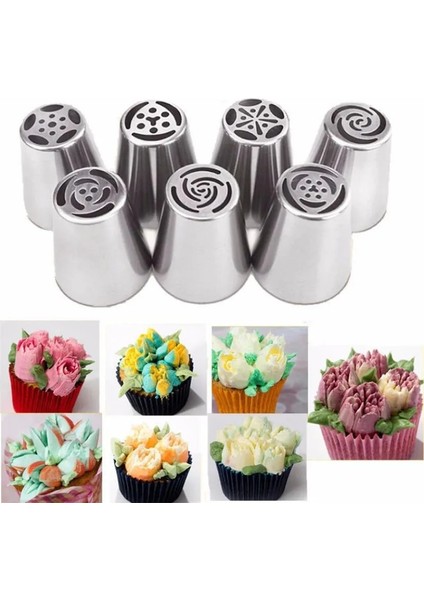 No.65 Tarzı 1 Adet Dıy Kek Dekorasyon Nozulları Paslanmaz Çelik Buzlanma G Nozulları Pasta Ipuçları Lale Çiçek Kurabiye Çikolata Kalıp Pişirme Aracı (Yurt Dışından) fiyatları