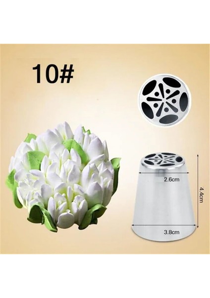 No.7 Tarzı 1 Adet Dıy Kek Dekorasyon Nozulları Paslanmaz Çelik Buzlanma G Nozulları Pasta Ipuçları Lale Çiçek Kurabiye Çikolata Kalıp Pişirme Aracı (Yurt Dışından)